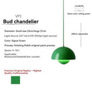 Axyaa Flower Bud Pendant Light: Nordic Design for Bedroom, Bar, or Restaurant