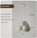 Axyaa LED Chandelier for Dining Room, Bedroom, or Living Room - Japanese Style Indoor Lighting Decor