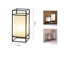 Axyaa Modern Black Iron Table Lamp with White Fabric Shade and E27 LED Bulb