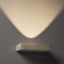 Axyaa Yellow Travertine LED Sconce Modern Minimalist Bedroom Wall Light