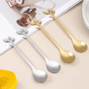 Axyaa Cygnus Stainless Steel Tea Spoons, Set of 6/12 - Elegant Tableware for Coffee
