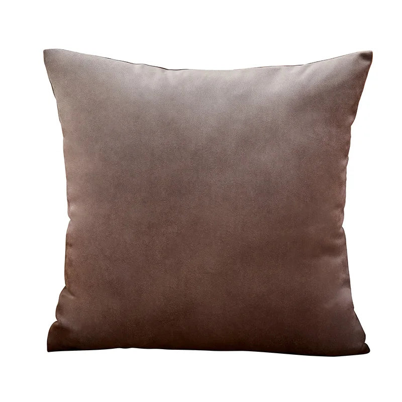 Axyaa Blue Velvet Cushion Cover 45x45cm - Nordic Decor for Living Room Sofa