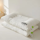 Axyaa White Cotton Sleeping Pillow for Kids and Adults, Neck Health Care Support