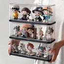 Axyaa Acrylic Doll Display Rack Stacktable | Transparent Toy Storage Box