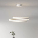 Axyaa Nordic Simple LED Dimmable Pendant Chandelier - Metal Acrylic Suspended Lighting Fixtures