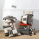 Axyaa Geometric Pattern Cotton Cushion Cover for Home Decor