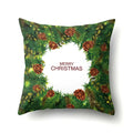 Axyaa Christmas Tree Throw Pillow Case - Festive Xmas Cushion Cover for Home Decor