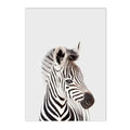 Axyaa Baby Animals Poster: Lion Tiger Hippo Giraffe Elephant Zebra Wall Art
