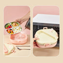 Axyaa Capybara Stainless Steel Bento Lunch Box 3/4 Grids - Cute & Portable