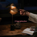 Axyaa Zen Wabi Sabi Bedhead Desk Lamp - Retro Light Luxury, Creative & Simple Design