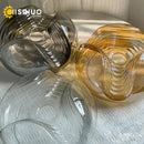 Axyaa Handblown Glass Wave Texture Wall Sconce with E27 Socket