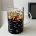 Axyaa Glass Cups with Lid & Straw - Cute Big Drinkware for Coffee, Water, Tea, Juice