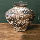 Axyaa Retro Chinese-style Porcelain Flower Vase Set - Earthenware & Kiln-transformed Accessories