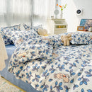 Axyaa Kawaii Kids Girls Bedding Set, Cute Print Duvet Cover, Single/Full/Queen Size