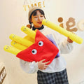 Hamburg Fries Plush Snacks Pillows by Axyaa: Creative Birthday Gifts for Girls