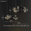 Axyaa Nordic Bubble Pendant Light for Modern Creative Restaurants and Bars