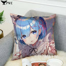 Axyaa Anime Pillow Cover 40x40 Decorative Cushion Covers for Home Sofa