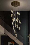 Axyaa Luxe Duplex Staircase Chandelier - Hotel Engineering Lighting