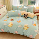 Axyaa Jet Print Cotton Quilt Cover: Soft, Delicate & Comfortable