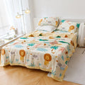 Axyaa Cotton Summer Quilt 4-Piece Set, Single Size, Thin and Washable