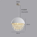 Axyaa Luxury Crystal Chandelier Pendant Lights for Home Dining Room Decor
