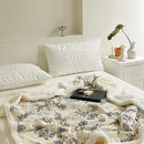 Axyaa Cartoon Milk Fleece Lamb Blanket - Spring/Autumn Season Sofa Nap Blanket