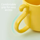 Axyaa Creative Cat Mouthwash Cup for Children - Drop Resistant Plastic Water Cup