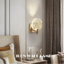 Axyaa Crystal LED Wall Lamp for Aisle Corridor, Bedroom, Bedside - Luxury Sconce Light