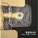 Axyaa Nordic Glass Wall Lamp for Living Room Bedroom Study, All Copper Design