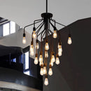 Axyaa Nordic Stair Chandelier Living Room Bedroom Dining Room Pendant Lights Ceiling Light