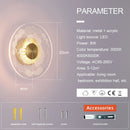 Axyaa Modern LED Wall Lamps for Bedroom, Living Room, and Corridor Stylish Home Lighting Decor