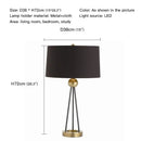 Axyaa Nordic Black Floor Lamp Modern Art LED Decorative Standing Light