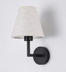 Axyaa Fabric Cover Wall Lamp: Modern Minimalist Bedroom Bedside Light