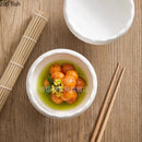Axyaa White Ceramic High Legged Bowl for Snacks, Desserts, Puddings
