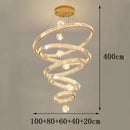 Axyaa Crystal Chandelier Pendant Light for Living Room Bedroom Ceiling Decor