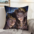 Axyaa Anime Bed Pillow Case 45x45 Decorative Cushion Cover Home Sofa Decor