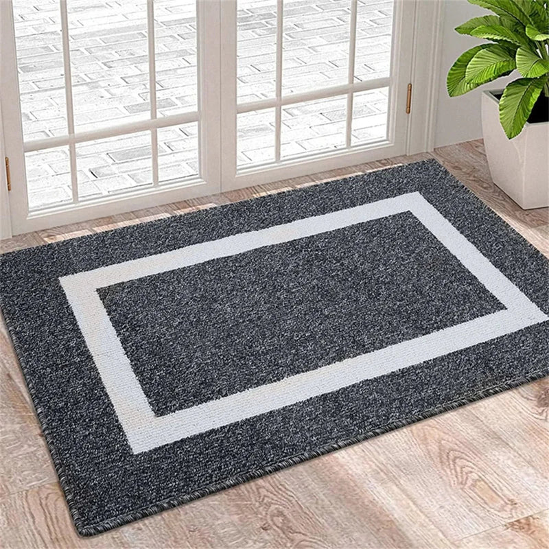 Axyaa Absorbent Bathroom Foot Mat: Non-slip Quick Drying Bath Rug