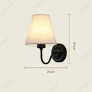Axyaa LED Fabric Wall Lampshade for Indoor Bedroom and Living Room Lighting