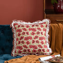 Axyaa Pastoral Style Jacquard Throw Pillowcase Set - Polyester Sofa Cushion Cover