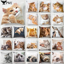 Axyaa Cat Collection Pillowcase - Home & Office Decor Square Pillowcase