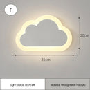Axyaa Cloud LED Wall Light for Kids Room - Minimalist Modern Bedhead Stairway Cartoon Wall Light