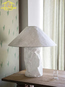 Axyaa Minimalist Wabi-sabi Tyvek Paper Floor Lamp LED E27 for Bedroom Living Room