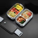 Axyaa 304 Stainless Steel Insulated Lunch Box Microwave Safe for Students at Work