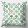 Axyaa Geometric Texture Cushion Cover 45x45cm Polyester Decorative Pillow Cover
