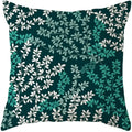 Axyaa Plants Print Linen Cushion Cover for Stylish Home Decor 45*45cm