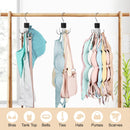 Axyaa Tank Top Bra Hangers Closet Organizer Storage - Space Saving Bra Organizer
