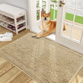 Axyaa Mud Mat: Absorbent Non-Slip Washable Microfiber Dog Door Mat