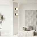 Axyaa Glass LED Wall Lamp: Simple Luxury Lighting for Porch, Aisle, Bedroom, and More