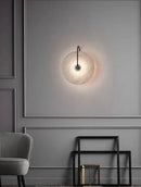 Axyaa Modern Art Stone LED Wall Lamp for Bedroom and Living Room