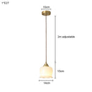 Axyaa Lily of the Valley Copper Chandelier: Modern Cream Style Pendant Lighting for Home